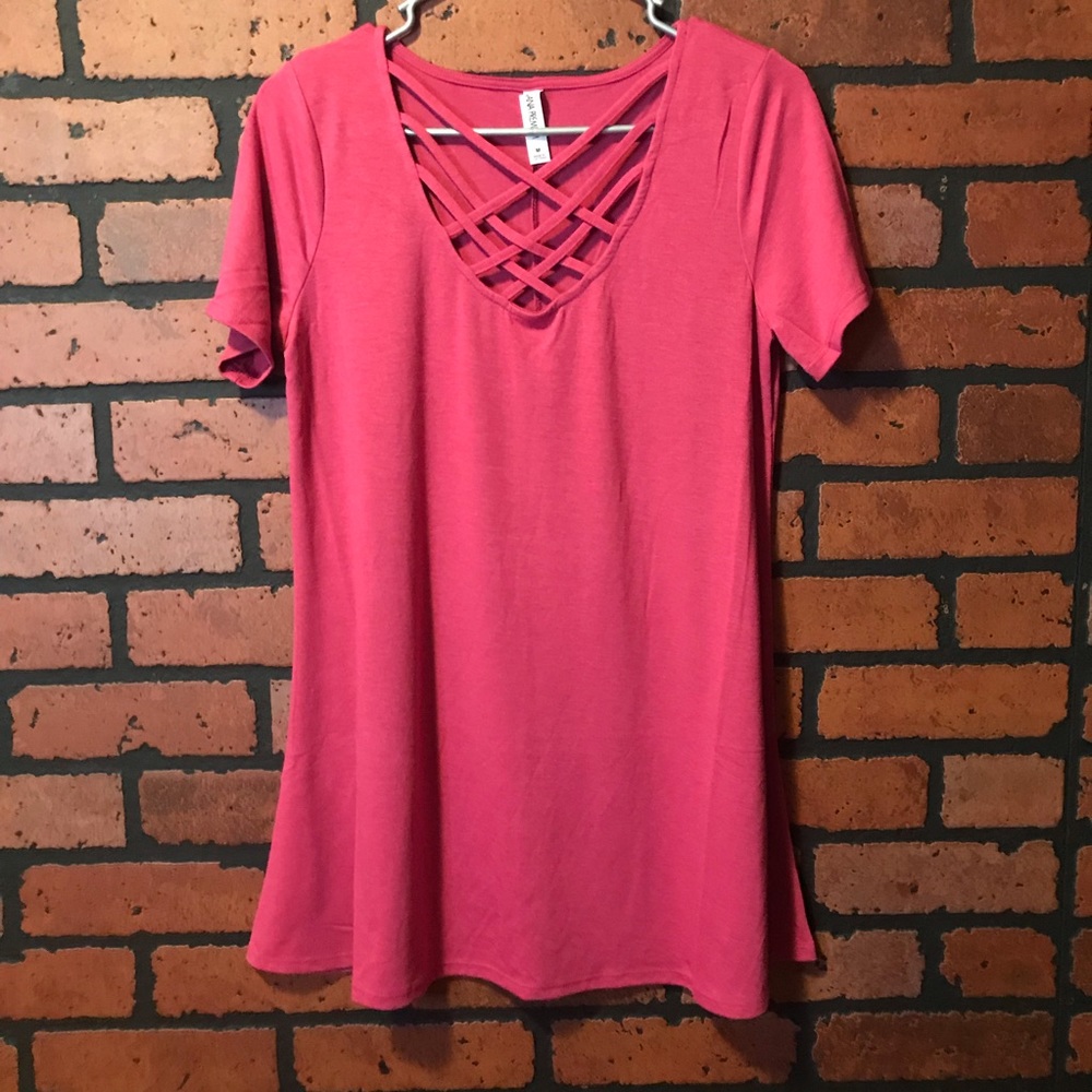 Lattice top tunic ZENANA